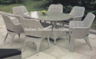 China Outdoor furniture rattan dinning set --16018 supplier