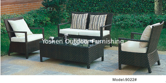 China 4pcs  rattan/wicker outdoor classic sofa furniture with cushion -9022 supplier