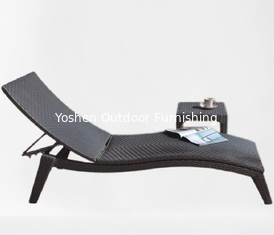 China Luxury outdoor furniture garden pool double chaise lounge chair outdoor waterproof sun loungers rattan---6019 supplier