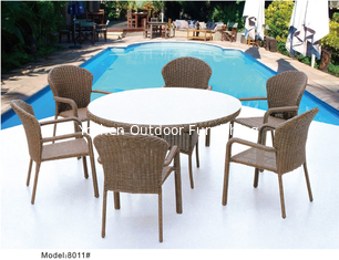 China rattan outdoor patio dining set -8011 supplier
