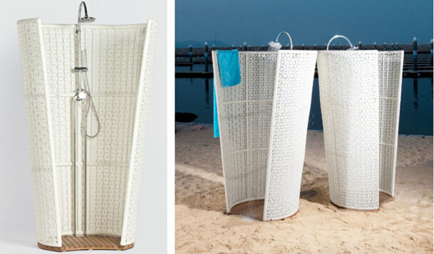 Outdoor furniture outdoor rattan shower cubic -16023