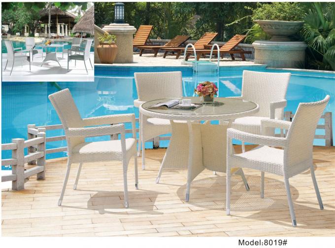 5piece rattan outdoor dining set 8019