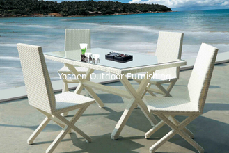 Outdoor furniture wicker dinning table -9113