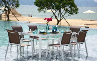 China Home furniture aluminum dinning table-15018 supplier