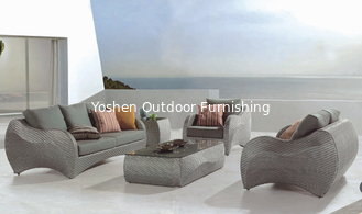 China outdoor furniture wicker beach sofa-10008 supplier