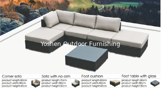 China outdoor rattan modular sofa-15 series supplier