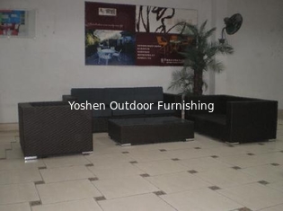 China Garden furniture wicker modular sofa-1018 supplier