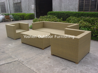Garden furniture wicker modular sofa-1018