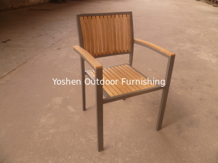 China outdoor teak dinning chair-10038 supplier