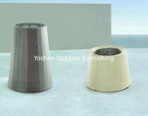 China outdoor furniture wicker flower pot-3006 supplier