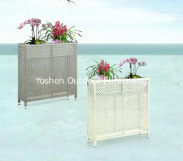 China Outdoor furniture wicker flower pot-3010 supplier