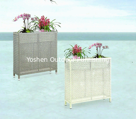 Outdoor furniture wicker flower pot-3010
