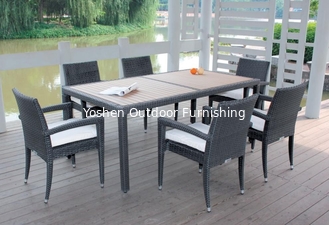 China Outdoor furniture wicker dinning table--9071 supplier