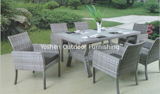 China Outdoor furniture wicker dinning table--2002 supplier