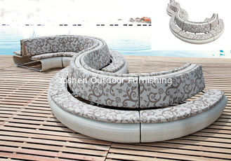 China 8pcs snake curve  rattan saloon waiting sofa shop mall sofa --9136 supplier