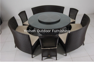 China outdoor rattan round garden dinning furniture--16028 supplier