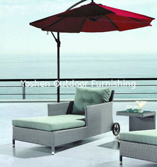 Outdoor rattan chaise lounge chair-3013