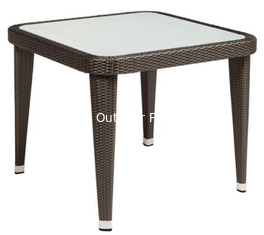 China Outdoor furniture teak top side table--16082 supplier