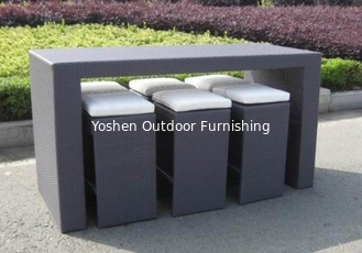 Outdoor rattan wine bar set-16083