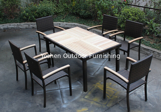 China outdoor garden teak dining furniture-16214 supplier