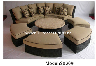 outdoor sofa furniture rattan modular sofa --9066