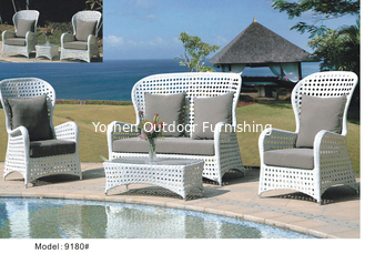 China outdoor garden rattan sofa/hotel sofa/patio sofa-9180 supplier