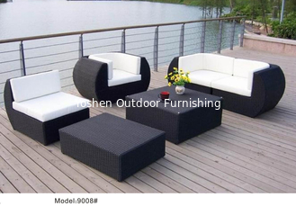 China 5pcs garden wicker sofa furniture with loveseat ottoman -9008 supplier