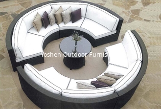 China 7 piece -Outdoor Garden Furniture round shape wicker modular sofa -YS5728 supplier