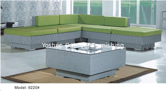 China 5 piece -L shape Sectional sofa outdoor wicker rattan furniture living room sofa-9220 supplier