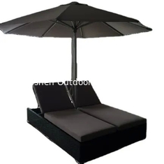 China Outdoor swimming pool furniture spa beach lounge chair with side table---YS2210 supplier