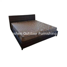 China Factory wholesale luxury rattan wicker beach bed king size outdoor bed tanning bed outside---6800 supplier