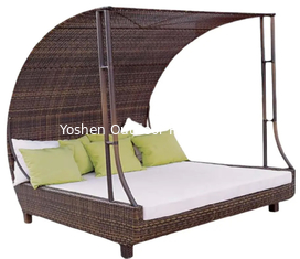 China Wholesale hotel resort outdoor daybed with canopy outdoor daybed with canopy sun bed pool---3002 supplier