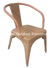 China Outdoor rattan wicker plastic Panic chair garden patio poly resin chair outdoor restaurant coffee shop chair---YS5702 supplier