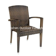China Waterproof UV resist aluminum beach chairs wholesale stackable deck chair wicker plastic ratan chair---YSC001 supplier