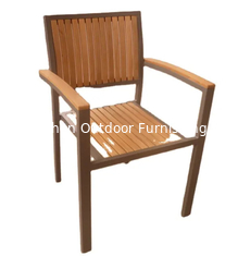 China Outdoor garden resort hotel teak furniture armrest Teak Garden Chairs solid wooden teak lawn chair---YS5701 supplier
