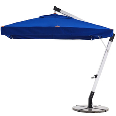 China 13 ft Heavy duty strong windproof Beach umbrella outdoor large square cantilever umbrella with fringe---2091M4 supplier