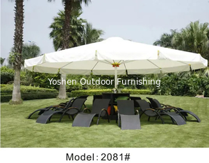 China 4.5m Outdoor beach umbrella garden patio umbrella deck parasol umbrella with strong wind resistant---2081 supplier