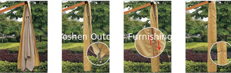 Beach patio garden pool umbrella plastic rain covers protective outdoor parasol umbrella covers---2091RC
