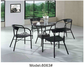 China 5pcs restaurant dining chairs with table-8063 supplier