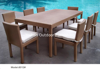 China pcs High back outdoor dining chair with 8pcs armchais-8012 supplier