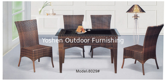 New design for outdoor furniture 4 pcs armless chairs -8029