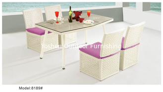 China Comepterory outdoor swimming pool dining set-8189 supplier