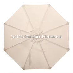 10ft Replacement beige parasol Covers 8 Ribs Market Patio Umbrella Canopy Cover canvas for outdoor umbrellas