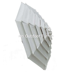 10ft Replacement beige parasol Covers 8 Ribs Market Patio Umbrella Canopy Cover canvas for outdoor umbrellas