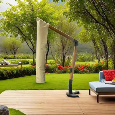 Beach Patio Garden Pool Umbrella Plastic Rain Covers Protective Outdoor Parasol Umbrella Covers