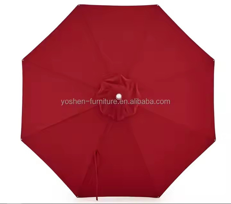 7.5 ft Patio Umbrella Cover Replacement Canvas 8 Ribs Umbrella Replacement Canopy for Round Market Umbrella