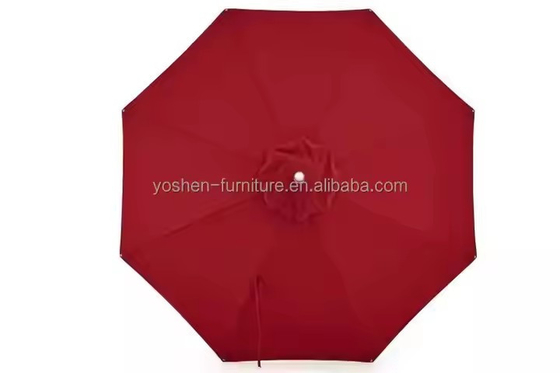 10ft Replacement Beige Parasol Covers 8 Ribs Market Patio Umbrella Canopy Cover Canvas for Outdoor Umbrellas