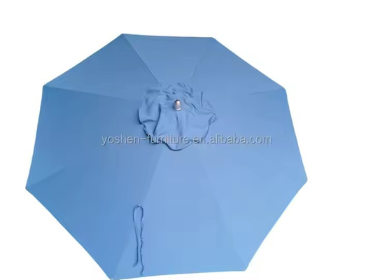 10ft Replacement Beige Parasol Covers 8 Ribs Market Patio Umbrella Canopy Cover Canvas for Outdoor Umbrellas