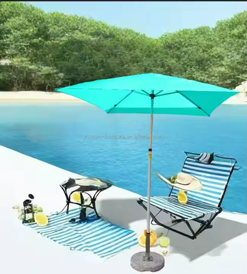 Yoshen 6.5ft Camp Portable Sunshade Patio Umbrella Canopy Fishing Pool Umbrella Light Weight Folding Outdoor Umbrella Parasol
