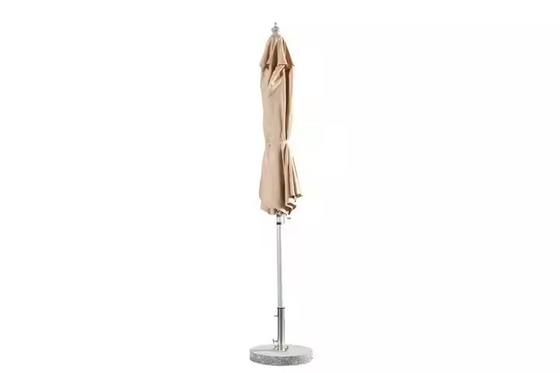 Resort Commercial Beach Garden Two Layer Round Outdoor Table White Umbrellas Parasols Restaurant Umbrella